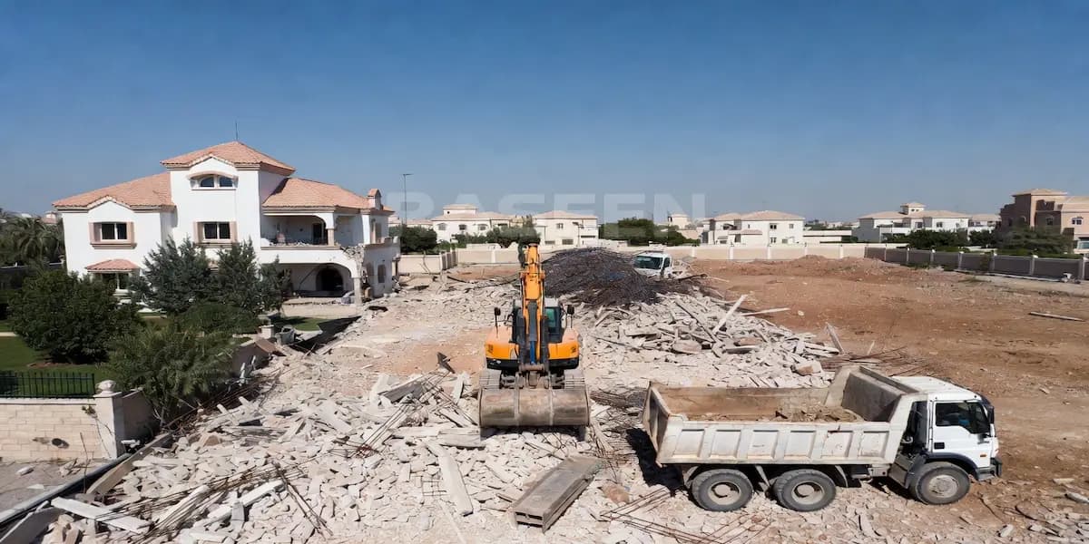 Villa Demolition in Al Nuaimia, Ajman