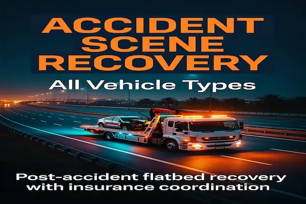 Accident Scene Recovery scrap rate Sharjah UAE