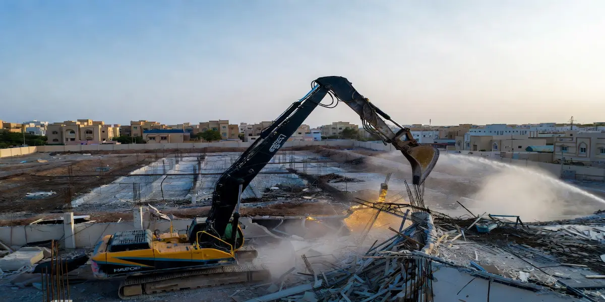 Villa demolition in Ajman UAE — Raseen licensed contractors